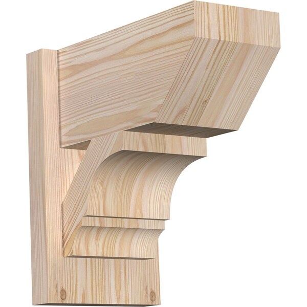 Ekena Millwork Balboa Slat Smooth Outlooker, Douglas Fir, 7 1/2"W x 14"D x 14"H OUT08X14X14BOA06SDF - main